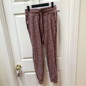 Lululemon Ready to Rulu Fleece Jogger Heathered Red sweatpants 4